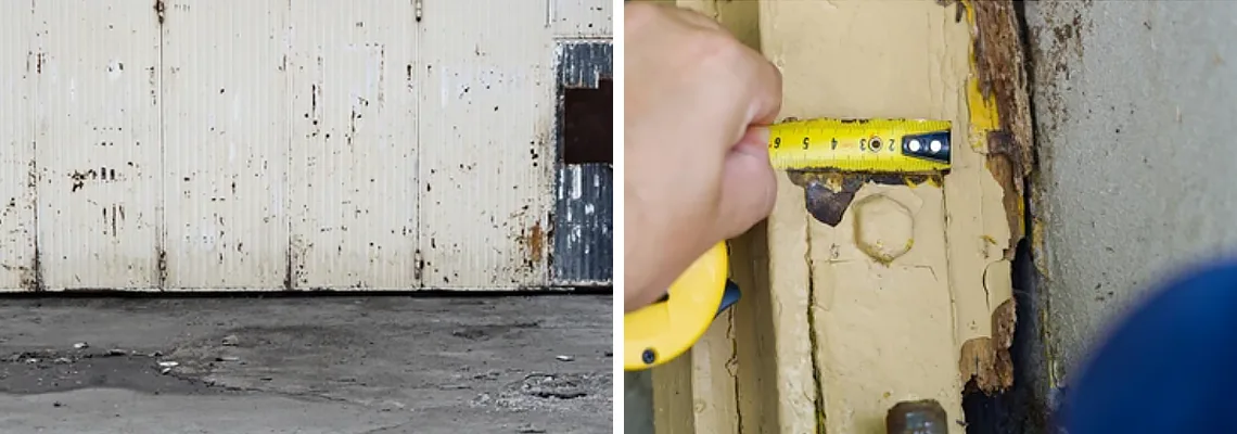 Lift Master Rusty Garage Doors in Apopka, Florida